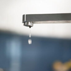 Dripping taps not only waste water, but also cost money. Get them serviced promptly.